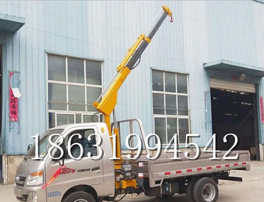 淄川区随车吊机小型蜘蛛吊包安装改装220v移动吊机1/2吨吊机随车吊机装卸货物